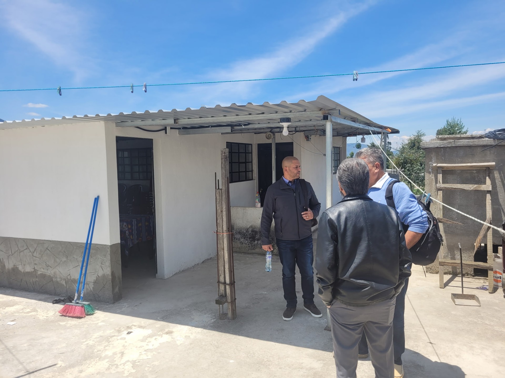 Visita pastoral a las obras